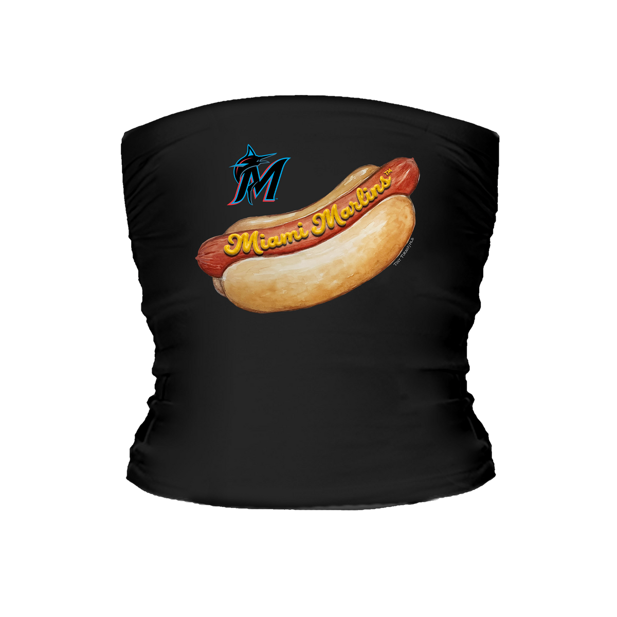 Miami Marlins Hot Dog Tube Top