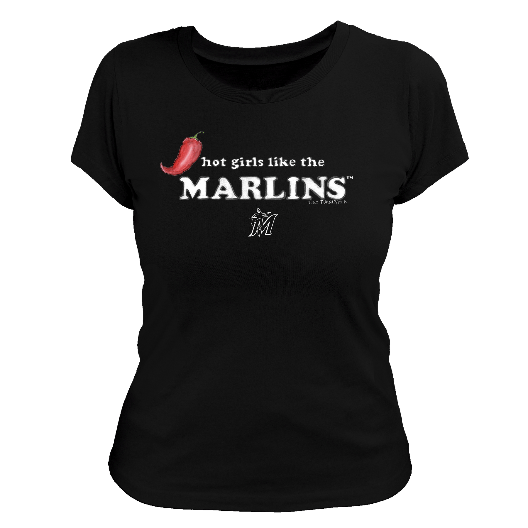 Miami Marlins Hot Girls Women's Tee Shirt