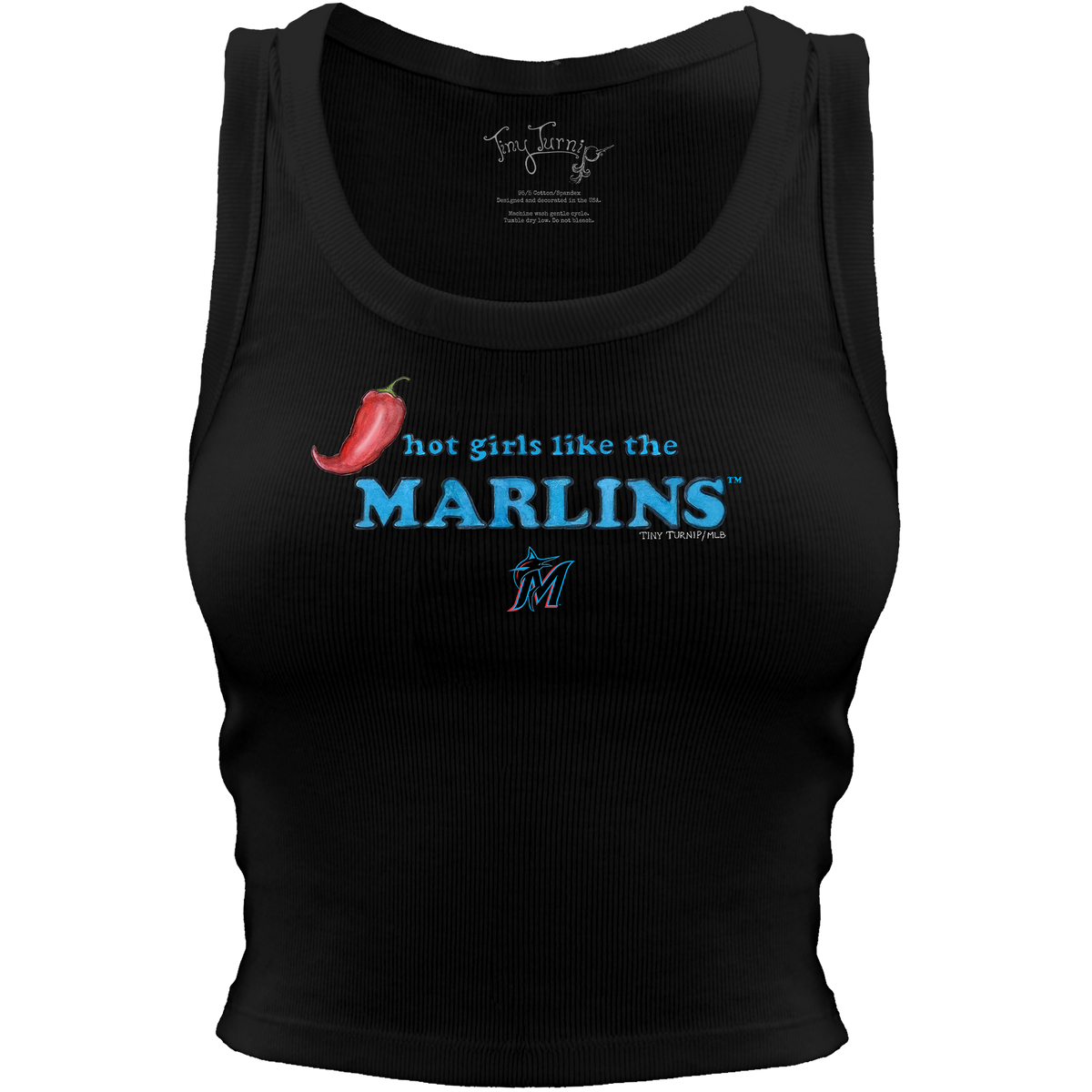 Miami Marlins Hot Girls Crop Tank