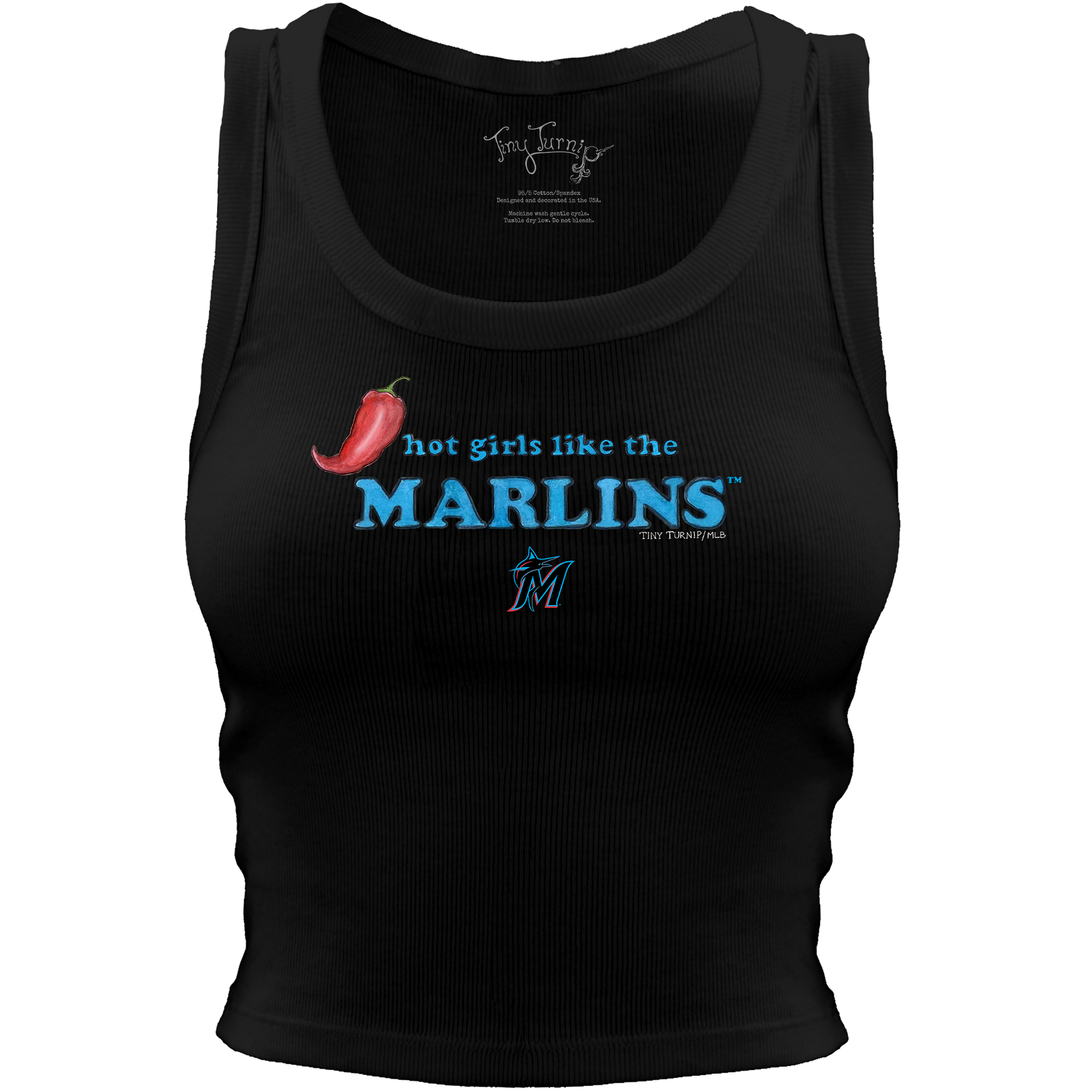 Miami Marlins Hot Girls Crop Tank