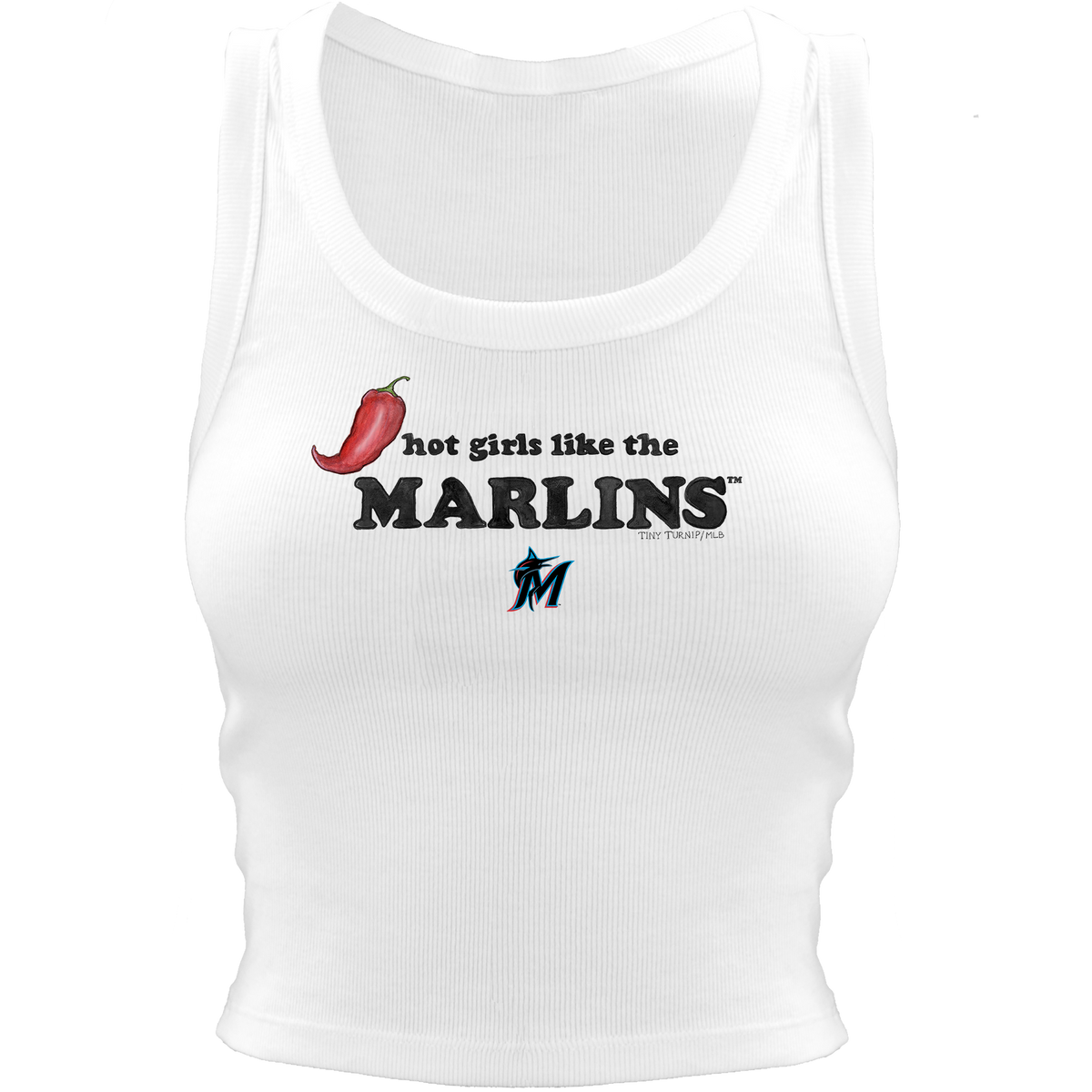 Miami Marlins Hot Girls Crop Tank