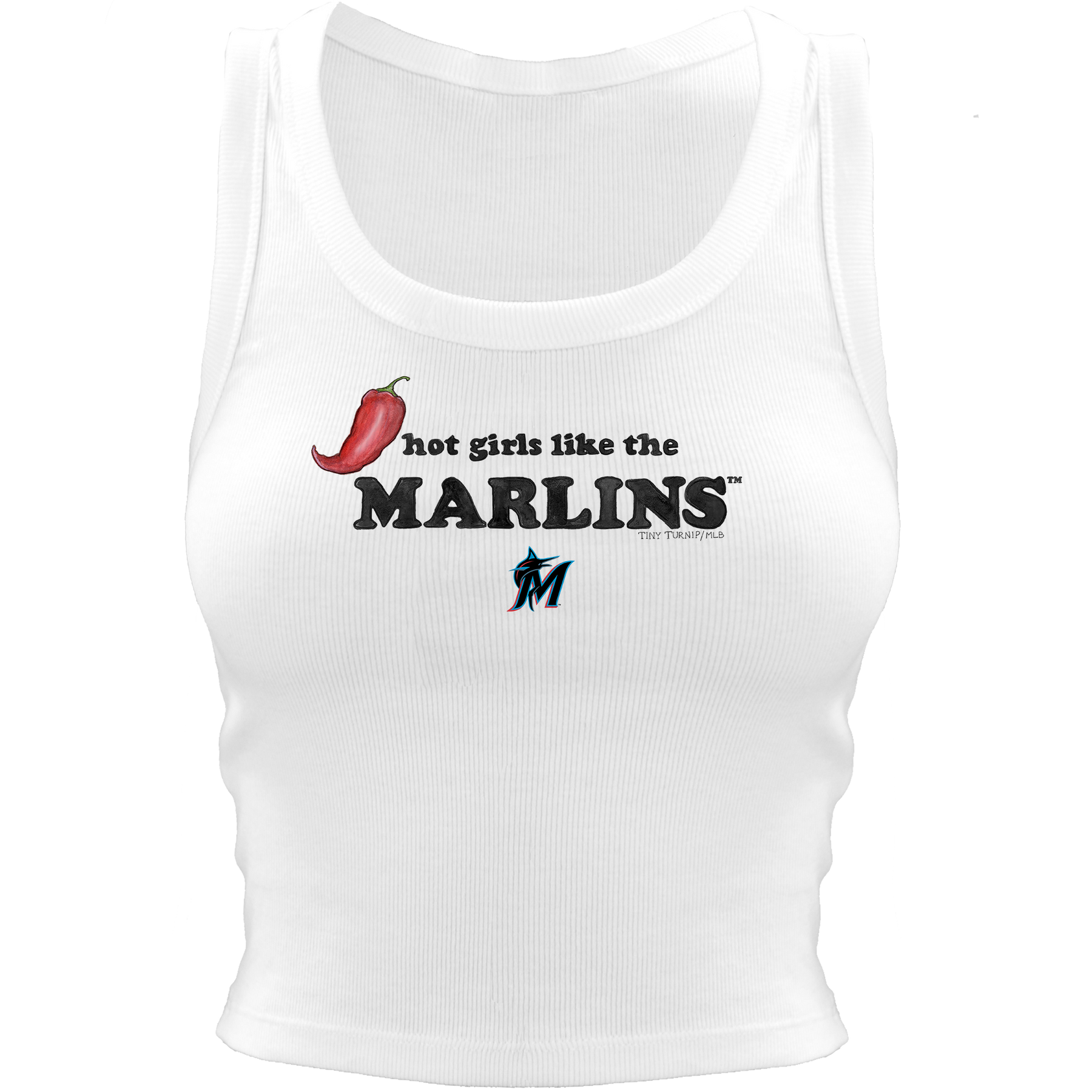 Miami Marlins Hot Girls Crop Tank