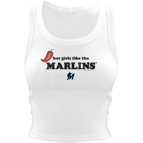 Miami Marlins Hot Girls Crop Tank