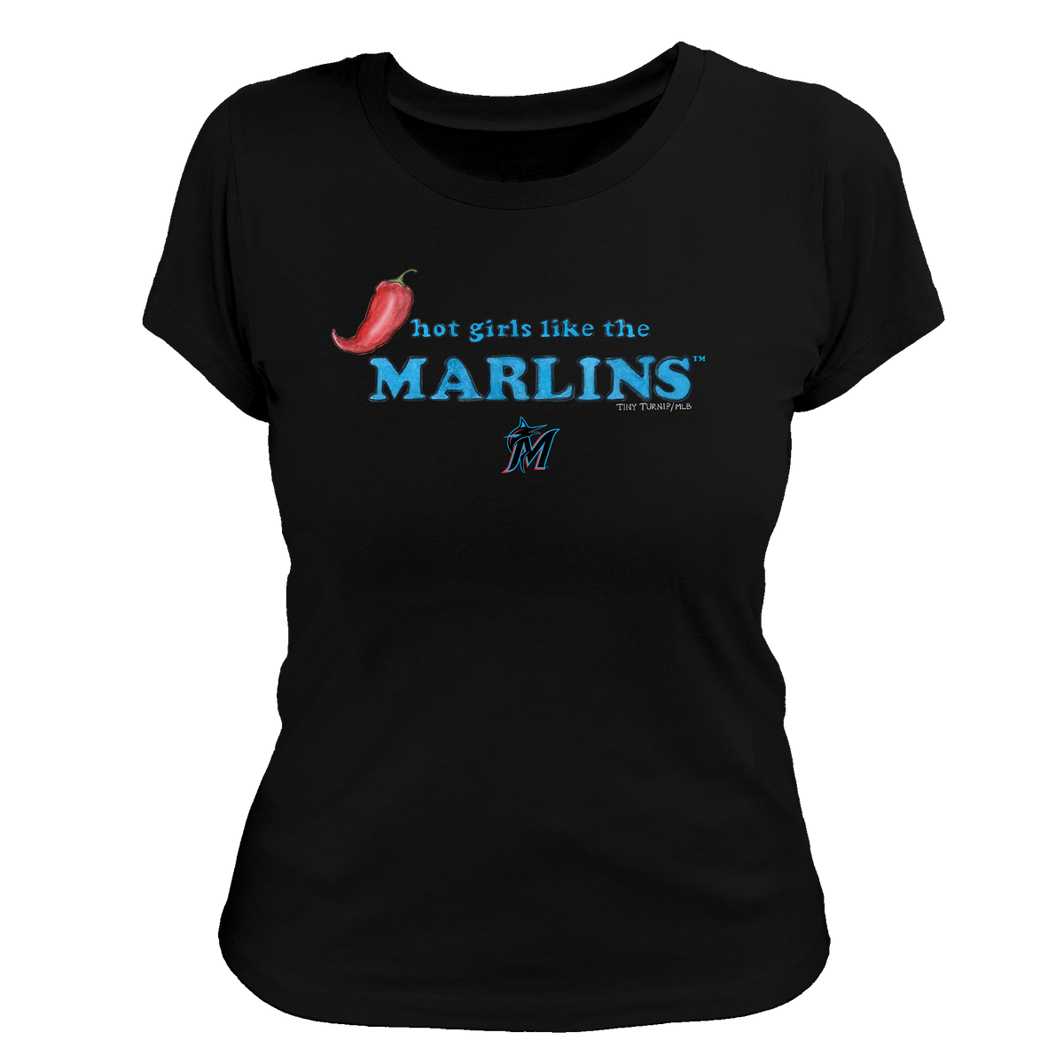 Miami Marlins Hot Girls Women's Tee Shirt