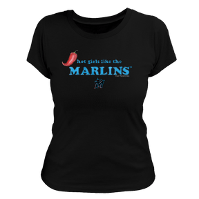 Miami Marlins Hot Girls Women's Tee Shirt