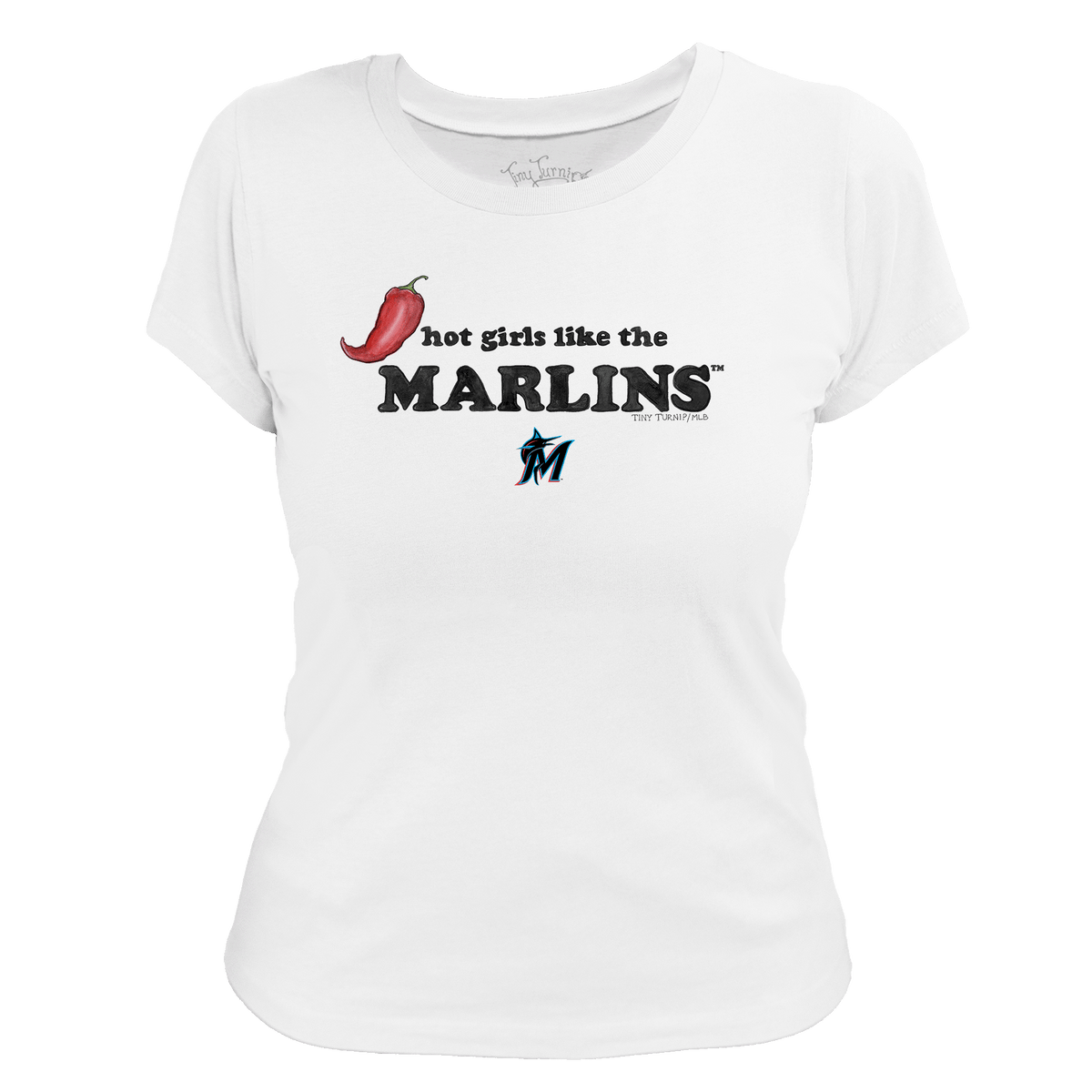 Miami Marlins Hot Girls Women's Tee Shirt
