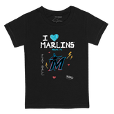 I Heart Marlins Kid's Tee Shirt - Tiny Turnip