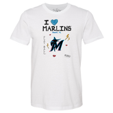 I Heart Marlins Unisex Tee Shirt - Tiny Turnip