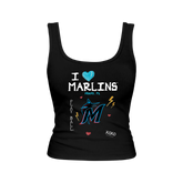 Miami Marlins I Heart Marlins Emmy Tank