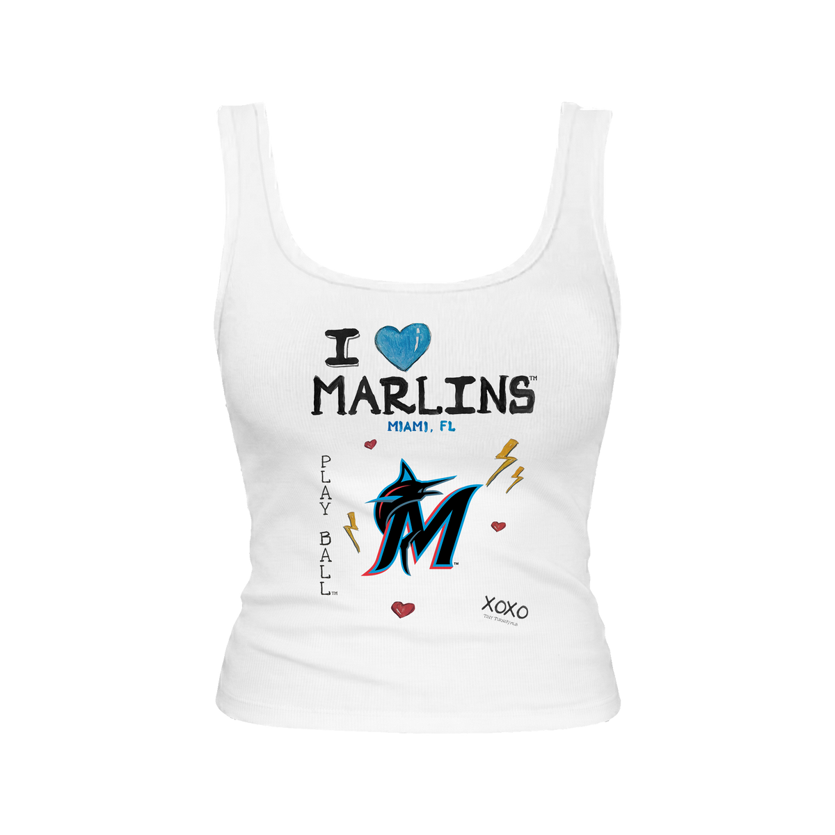 Miami Marlins I Heart Marlins Emmy Tank