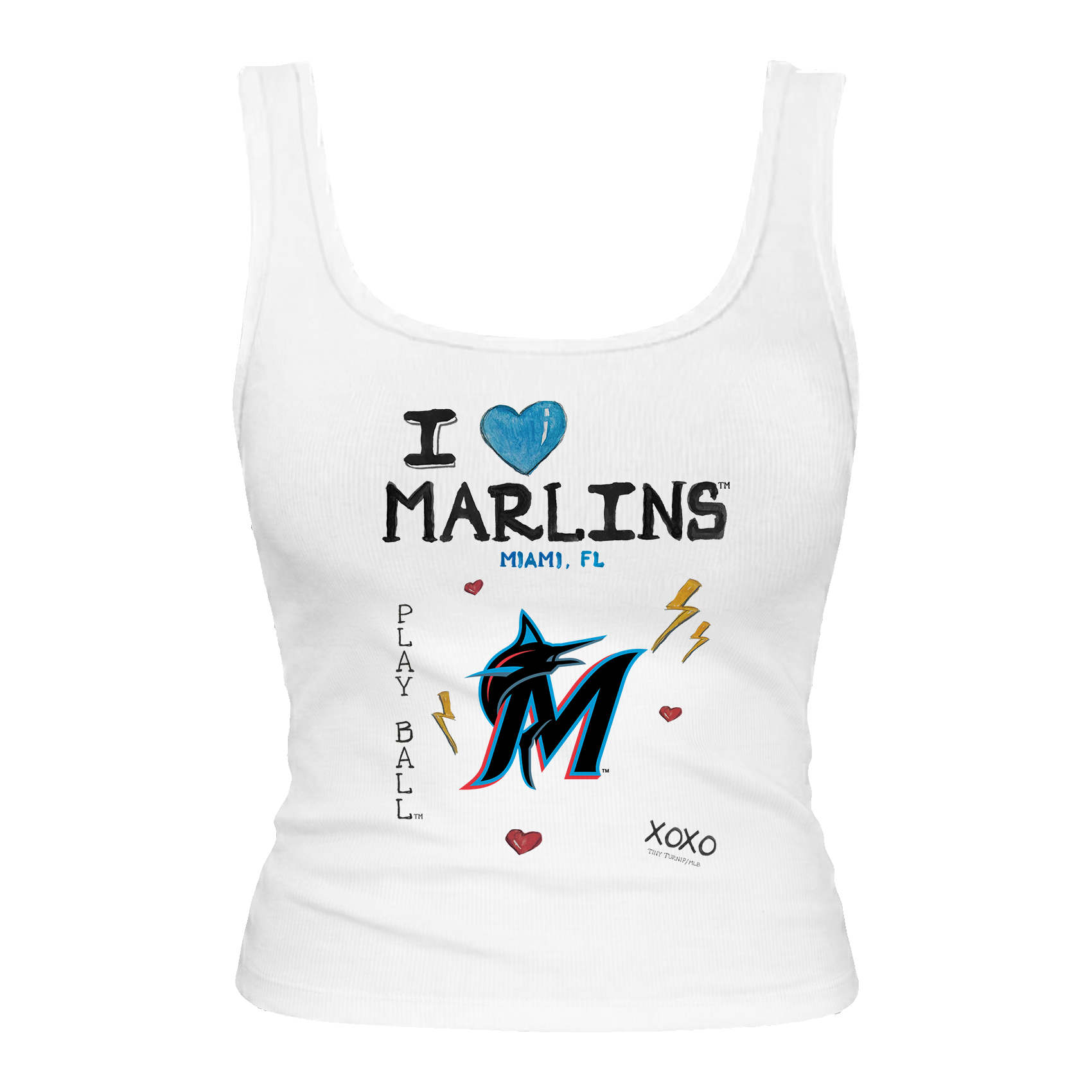 Miami Marlins I Heart Marlins Emmy Tank