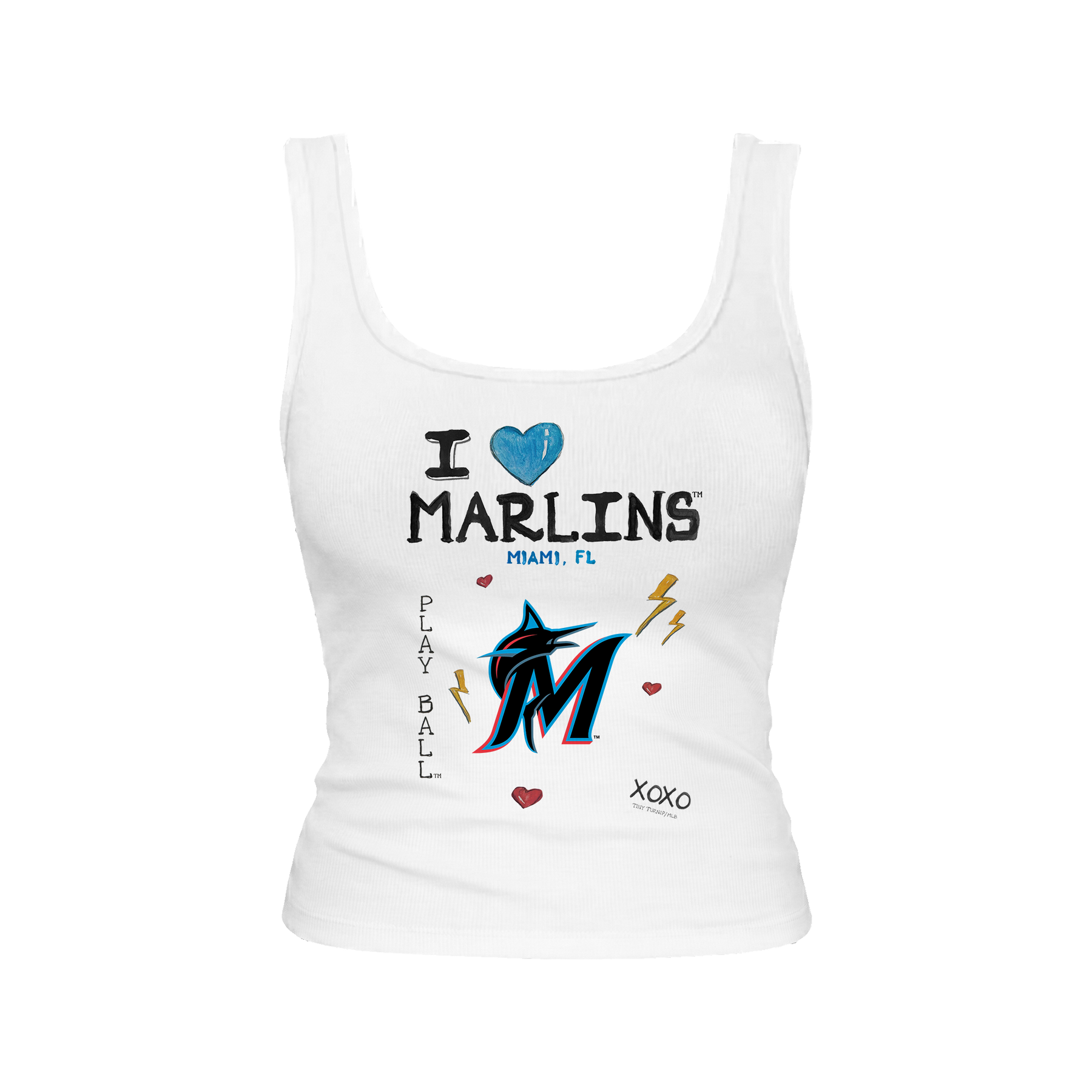 Miami Marlins I Heart Marlins Emmy Tank