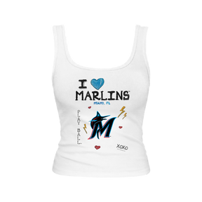 Miami Marlins I Heart Marlins Emmy Tank