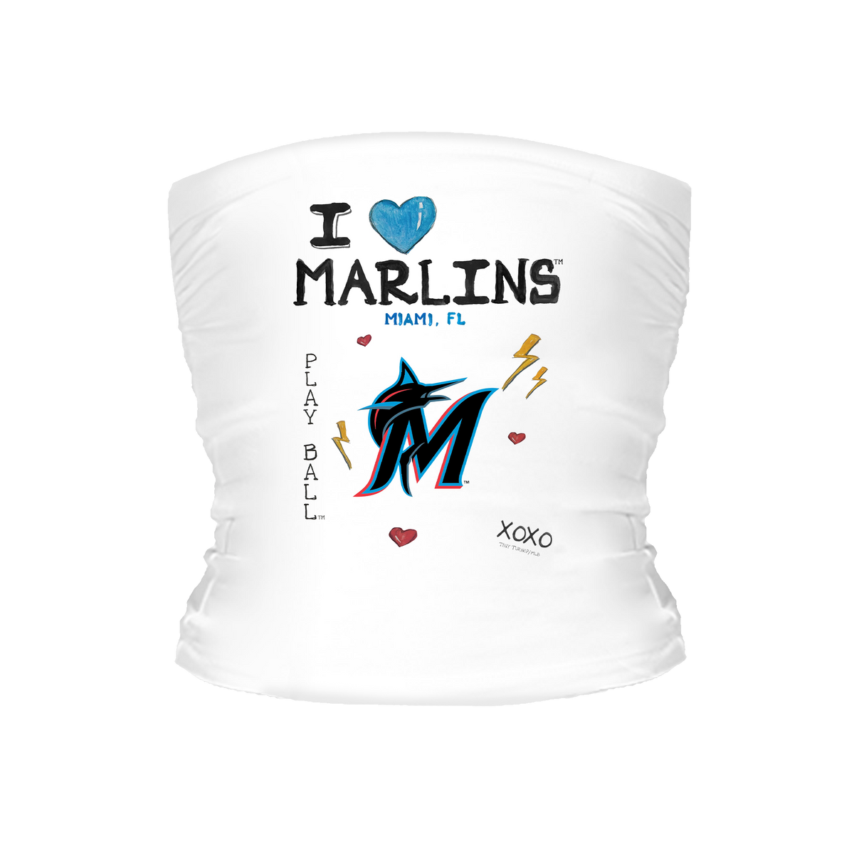 I Heart Marlins Tube Top - Tiny Turnip