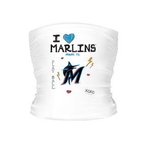 I Heart Marlins Tube Top - Tiny Turnip
