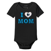 Miami Marlins I Love Mom Short Sleeve Snapper