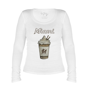 Miami Marlins Latte Legend Long Sleeve