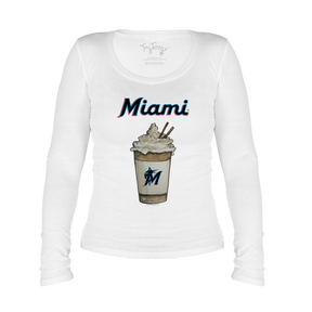 Miami Marlins Latte Legend Long Sleeve