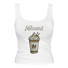 Miami Marlins Latte Emmy Tank