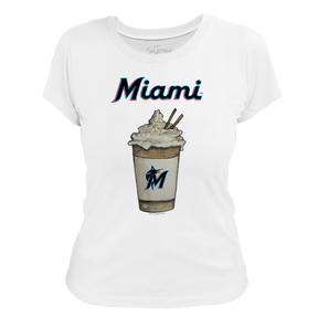 Miami Marlins Latte Women's Tee Shirt