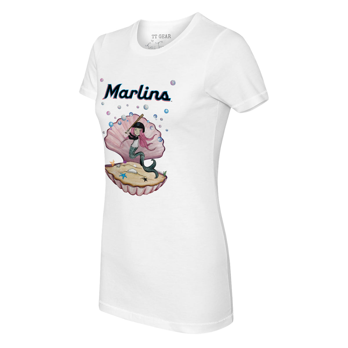 Miami Marlins Mermaid Tee Shirt