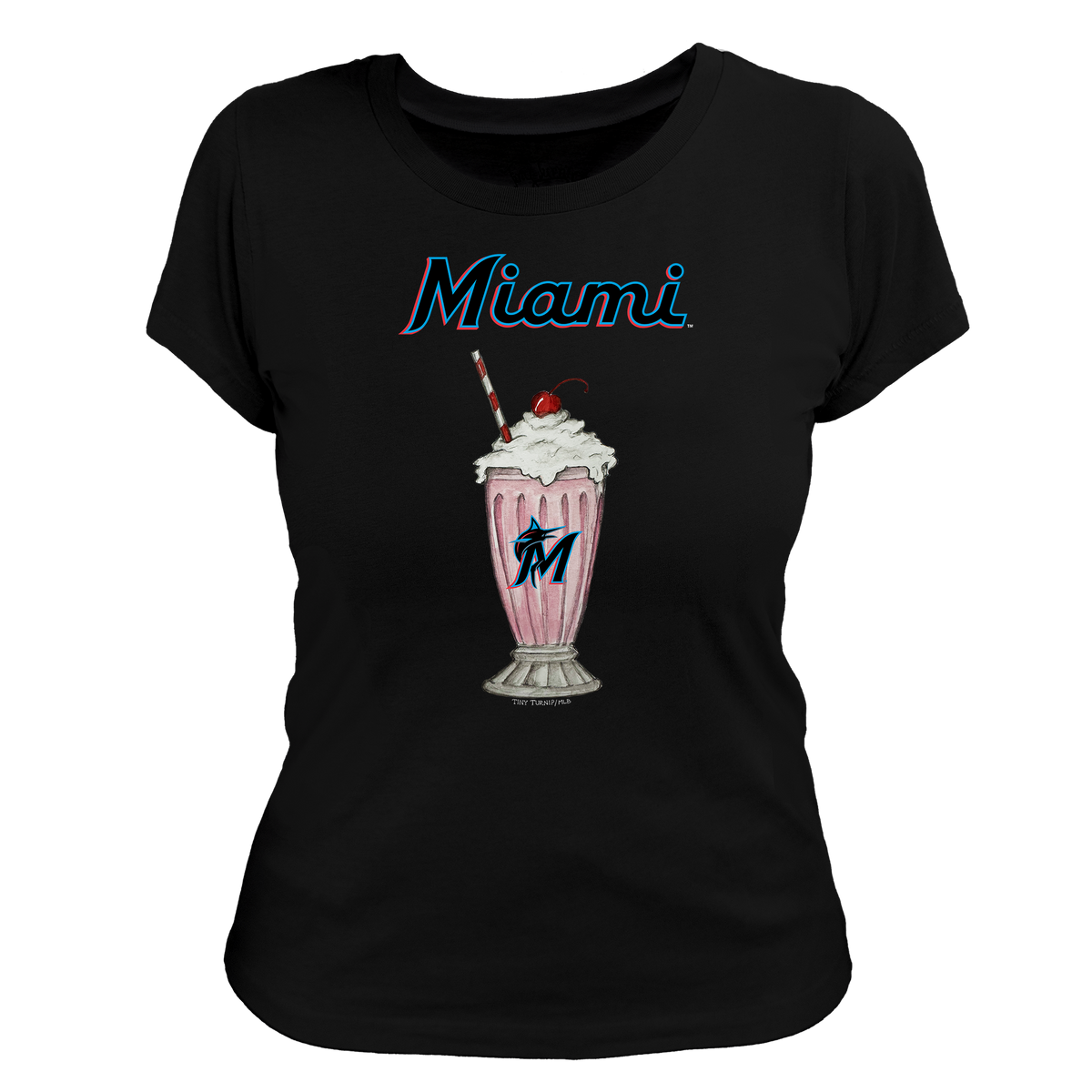 Miami Marlins Milkshake Women's Tee Shirt