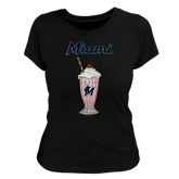 Miami Marlins Milkshake Women's Tee Shirt