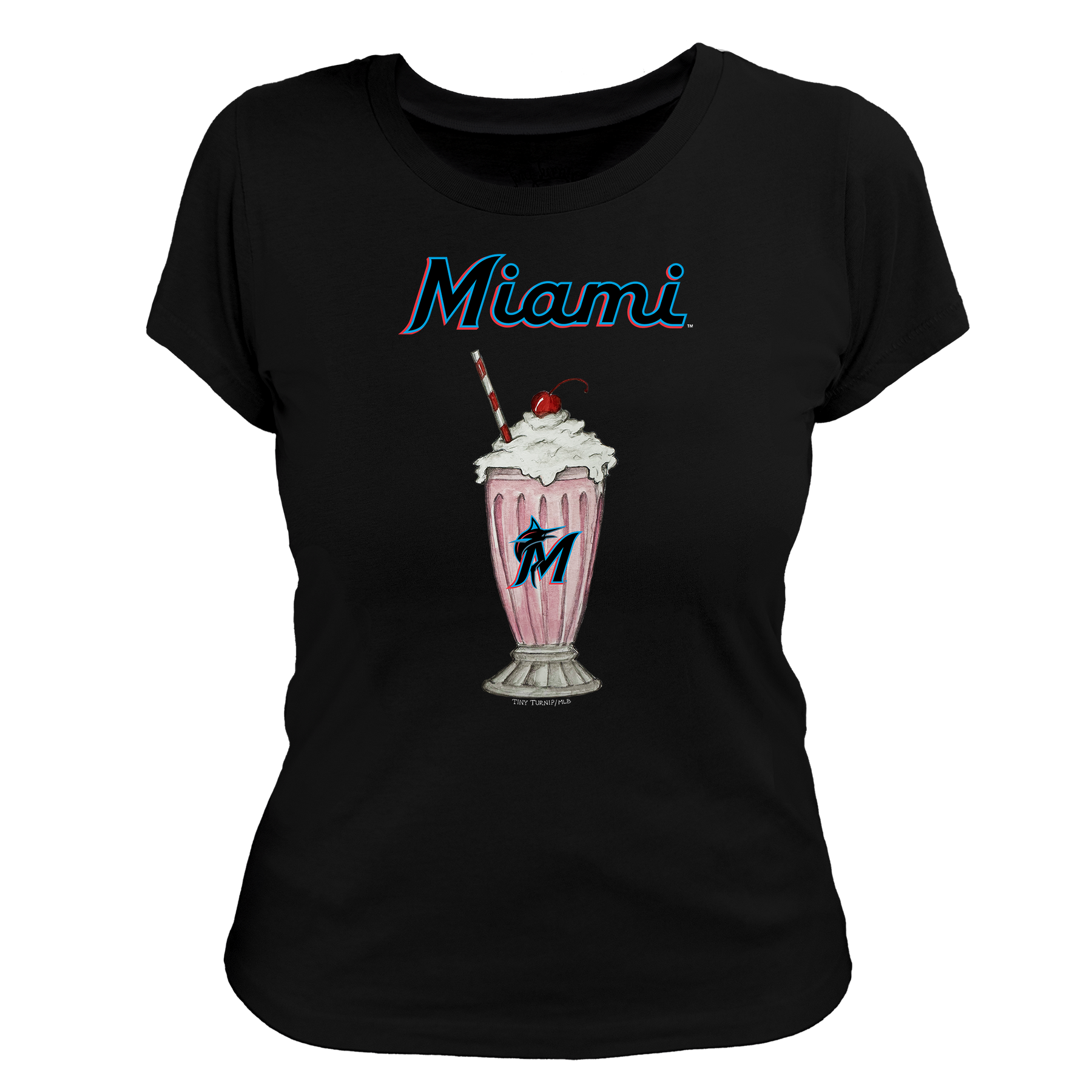 Miami Marlins Milkshake Women's Tee Shirt