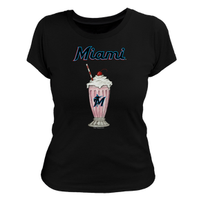 Miami Marlins Milkshake Women's Tee Shirt