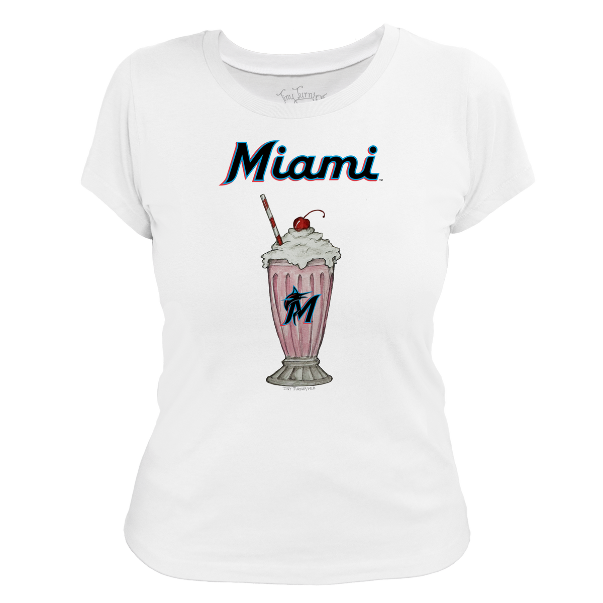 Miami Marlins Milkshake Women's Tee Shirt