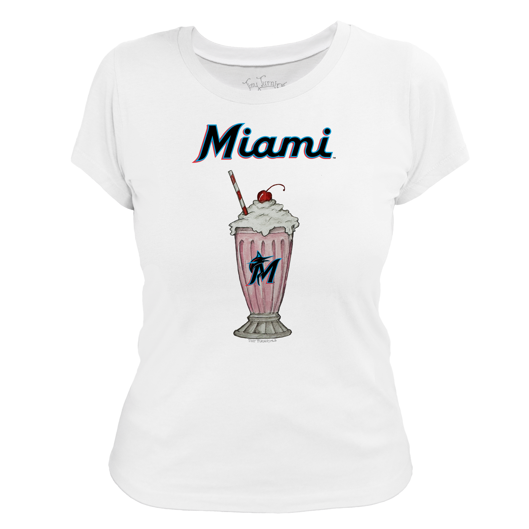 Miami Marlins Milkshake Women's Tee Shirt
