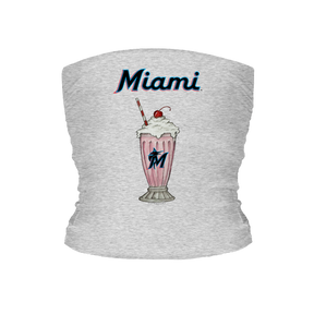Miami Marlins Milkshake Tube Top