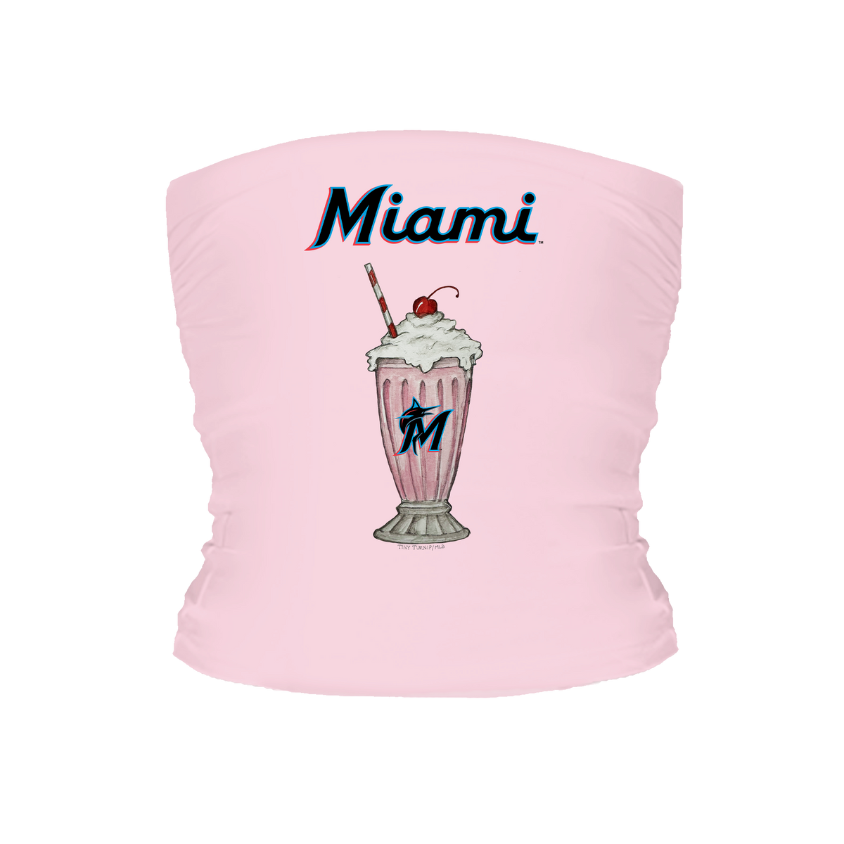 Miami Marlins Milkshake Tube Top