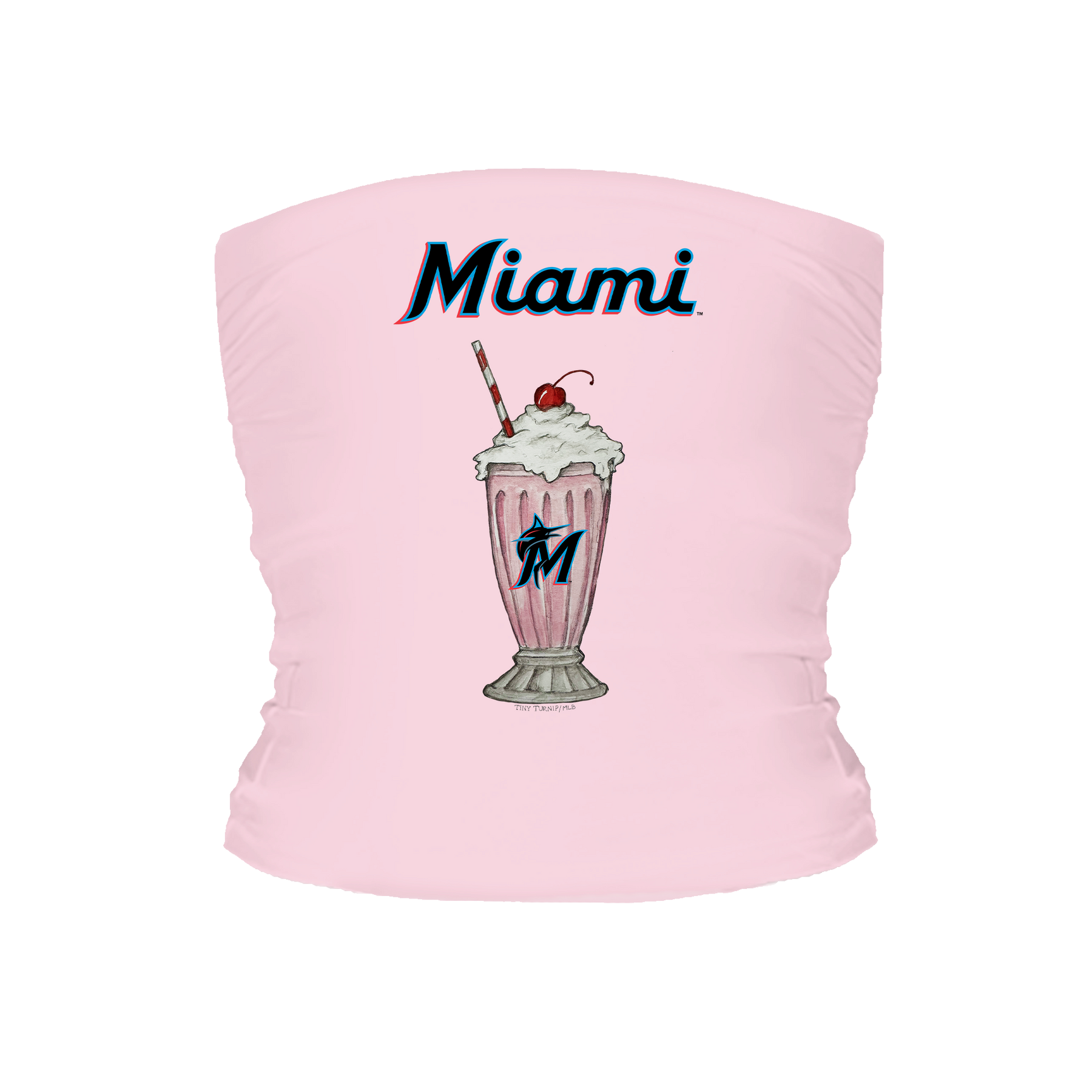 Miami Marlins Milkshake Tube Top