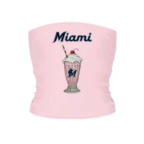 Miami Marlins Milkshake Tube Top