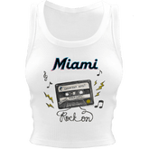 Miami Marlins Mixtape Crop Tank