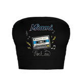 Miami Marlins Mixtape Crop Tube Top