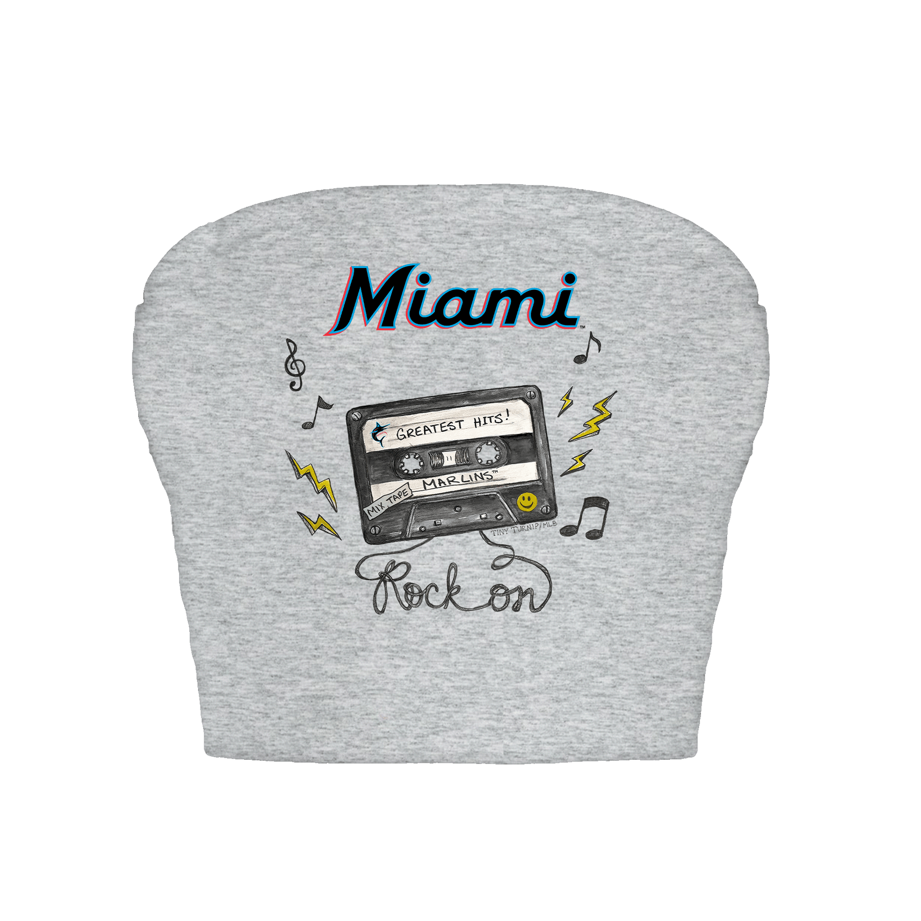 Miami Marlins Mixtape Crop Tube Top