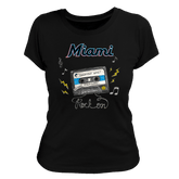 Miami Marlins Mixtape Women's Tee Shirt