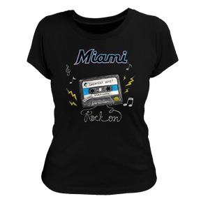 Miami Marlins Mixtape Women's Tee Shirt
