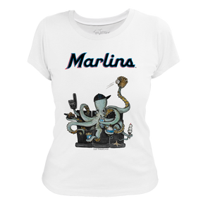 Miami Marlins Octopus Tee Shirt
