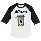Miami Marlins Pickle Jar 3/4 Black Sleeve Raglan