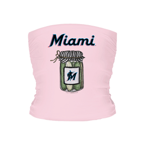 Miami Marlins Pickle Jar Tube Top