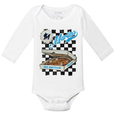 Miami Marlins Pizza Long Sleeve Snapper