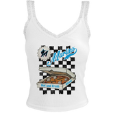 Miami Marlins Pizza Lace Tank