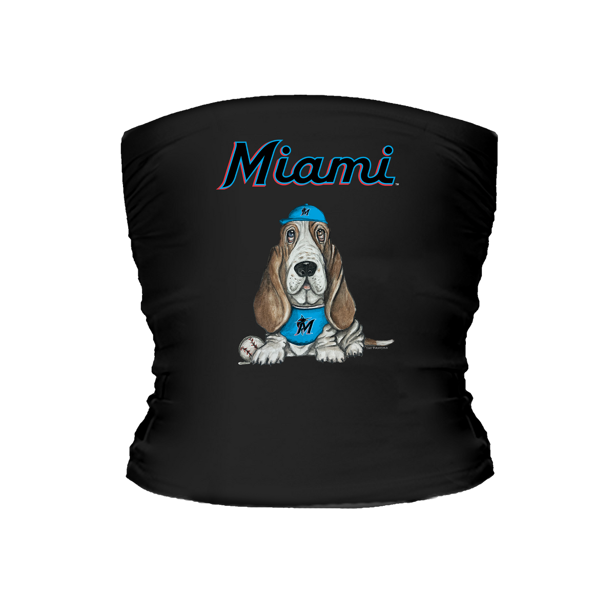 Miami Marlins Puddy Tube Top - Tiny Turnip