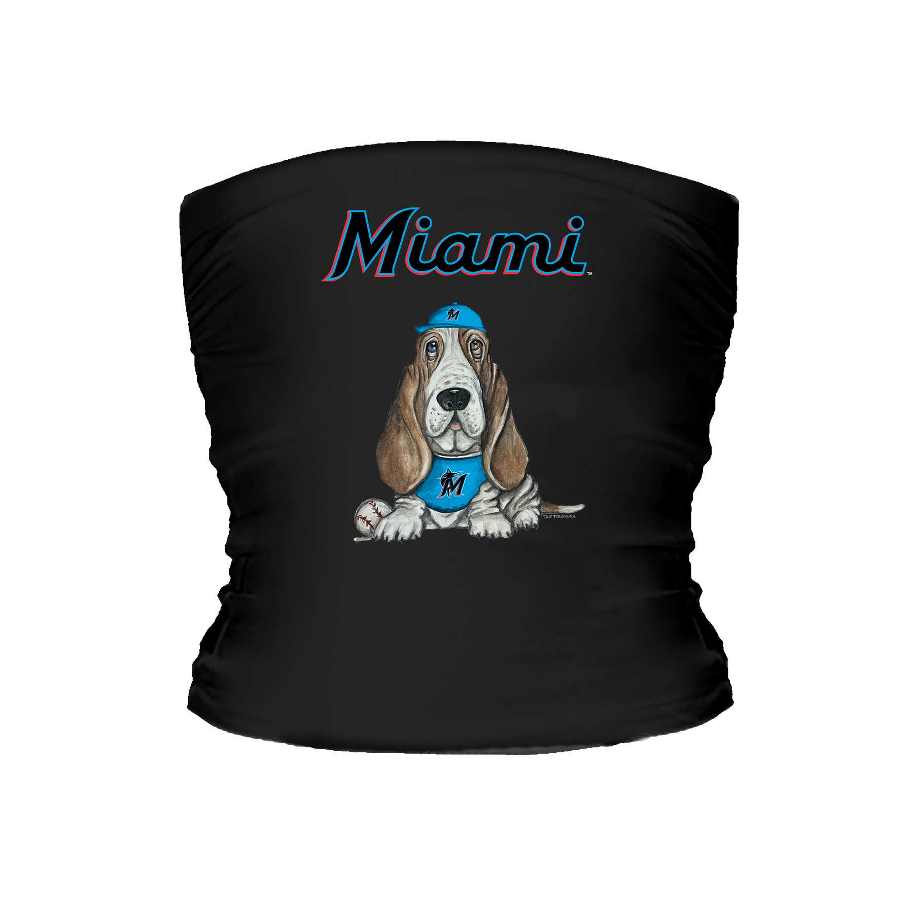 Miami Marlins Puddy Tube Top - Tiny Turnip