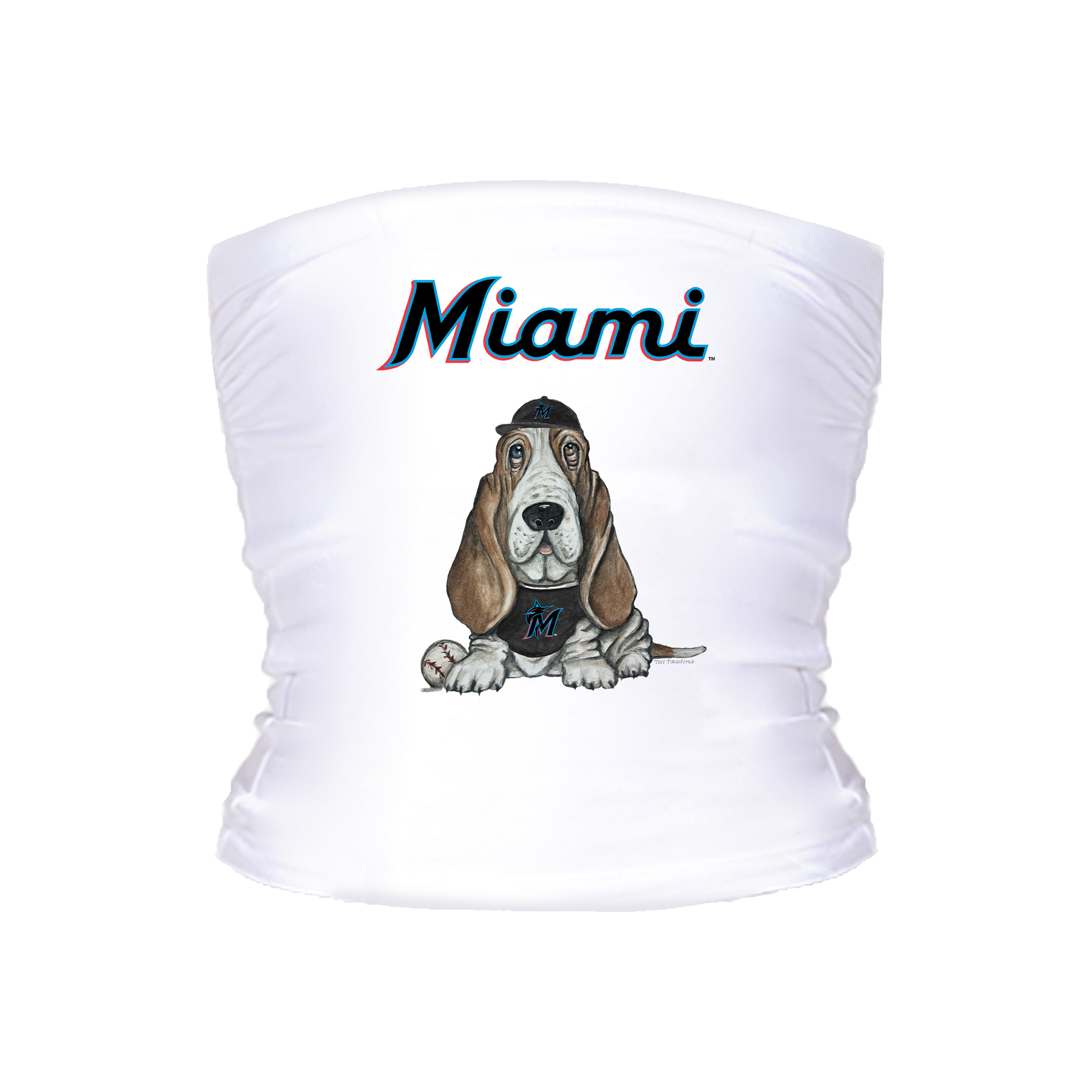 Miami Marlins Puddy Tube Top - Tiny Turnip