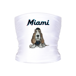 Miami Marlins Puddy Tube Top - Tiny Turnip