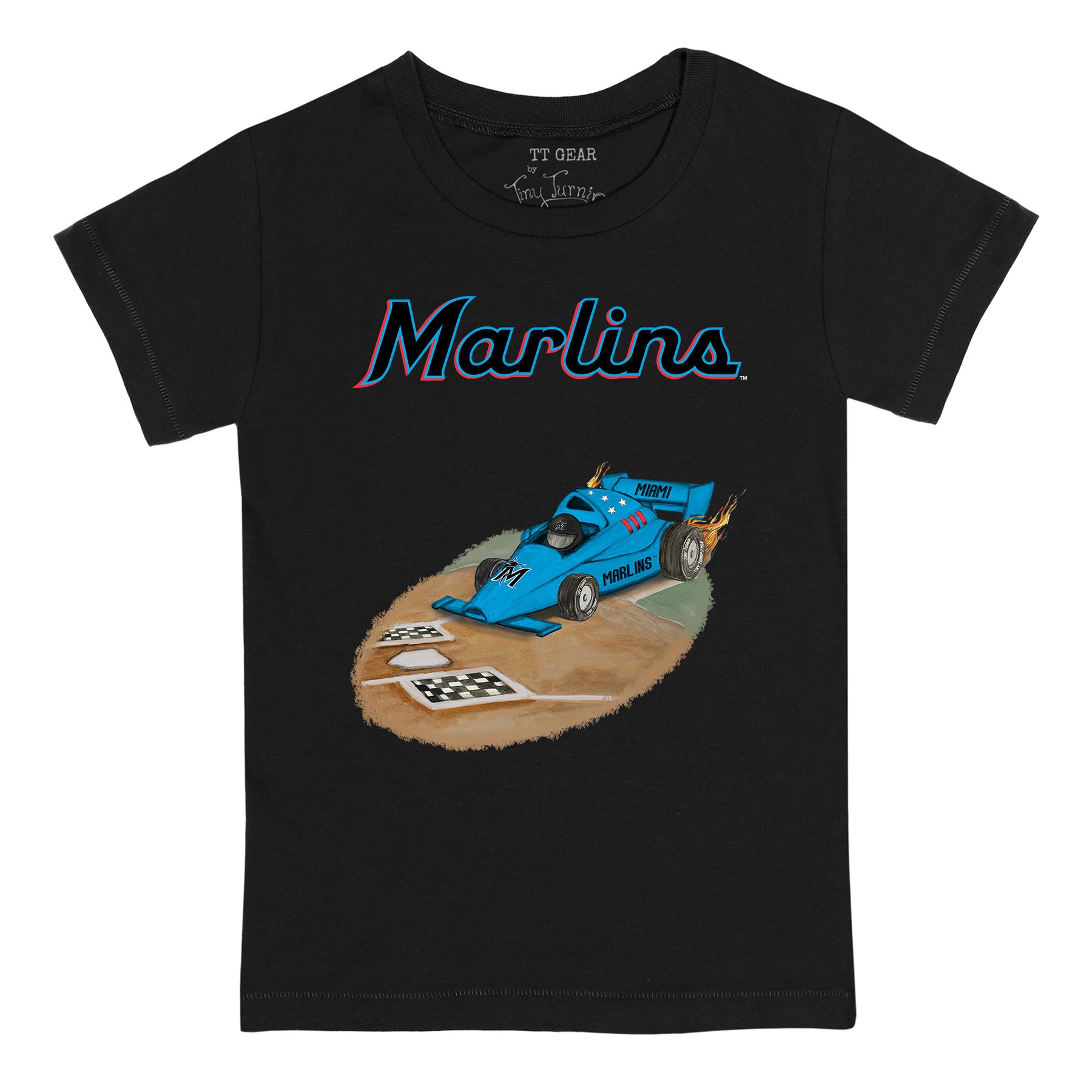 Miami Marlins Race Car Tee Shirt